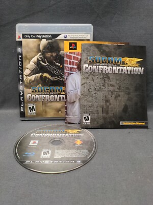 SOCOM: U.S. Navy SEALs Confrontation (Sony PlayStation 3, 2008) PS3 Complete
