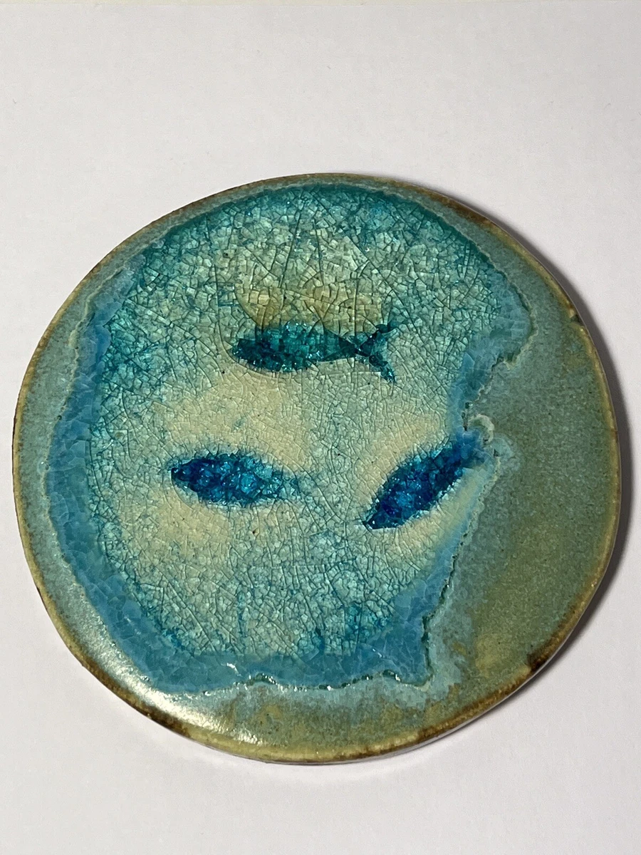 Turquoise glass coasters deals