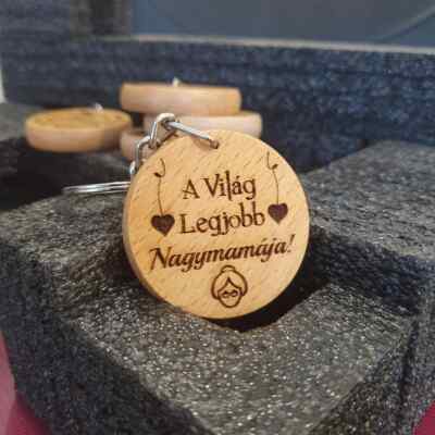 UNGARISCHE Schlüsselanhänger Keychains Opa Oma Papa Mama Holz Geschenk