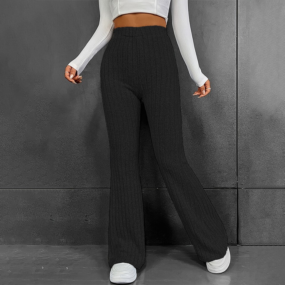 Women Ladies Casual Loose Solid Pants Holiday Sport Yoga Jogging