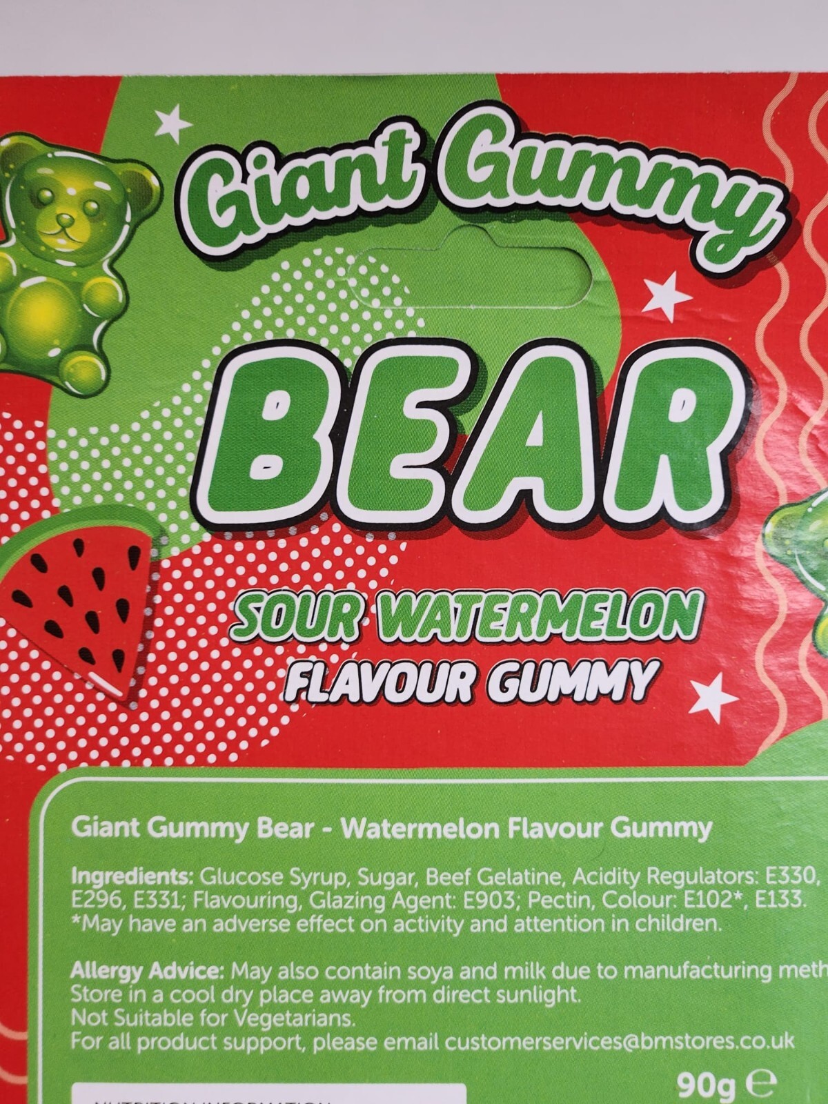 Giant Gummy Bear Candy Set Soft Sweets Pack Of 3 Kids Christmas