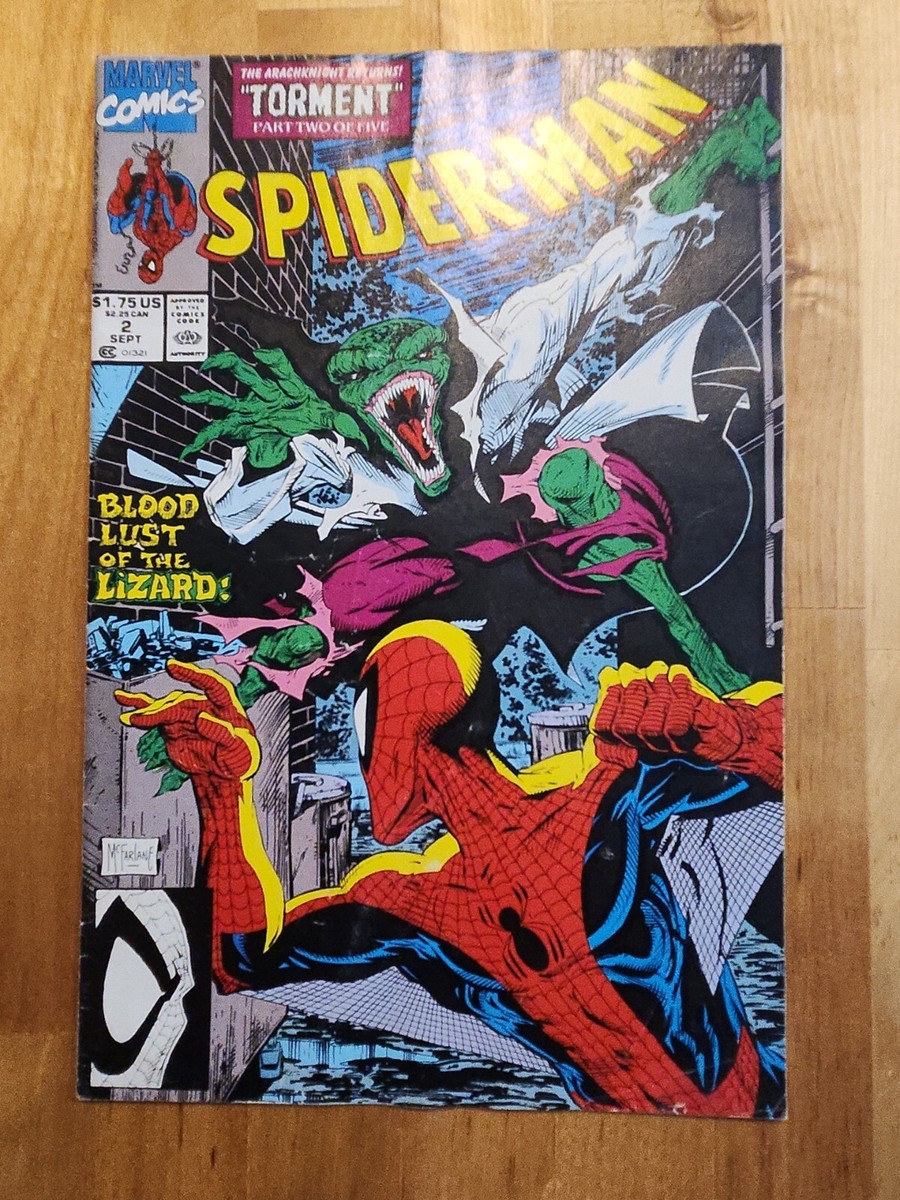 Vintage Spider-Man #2 Marvel Comic Book 1990 - Todd