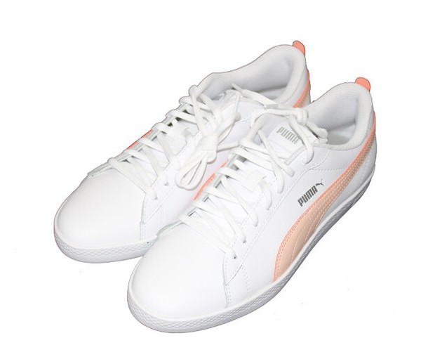 Damen Puma Sneaker Low Weiss Pfirsich Smash Wns V2 L 365208 14 Sportschuh 38,5-image