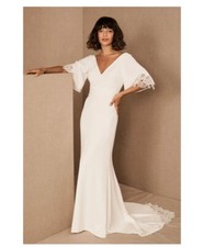 BHLDN Anthropologie Wedding Gown Keely Designed by Amy Kuschel  
