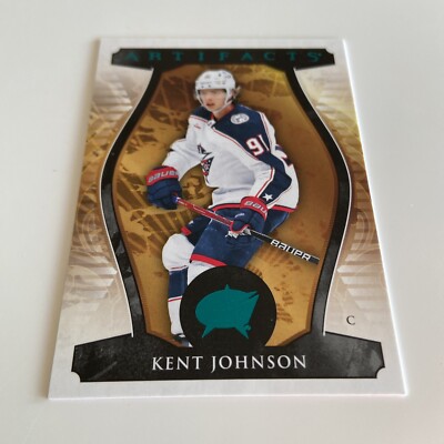 NHL Card-Kent Johnson-Tyrkis Artifacts 2023-24-Columbus