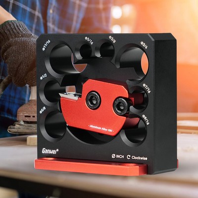 Adjustable Dowel Maker Jig Round Bar Round Tenon Making Tool for Woodworking