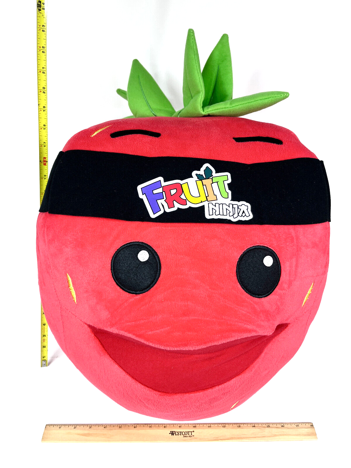 Jumbo Fruit Ninja Strawberry Plush Toy HUGE by Halfbrick for sale online