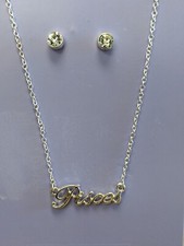 Claire s Girls Pisces Zodiac Astrological Symbol Necklace Sign Silver Tone