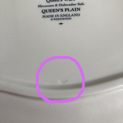 WEDGWOOD Queen's Were Queen's Plain | eBay