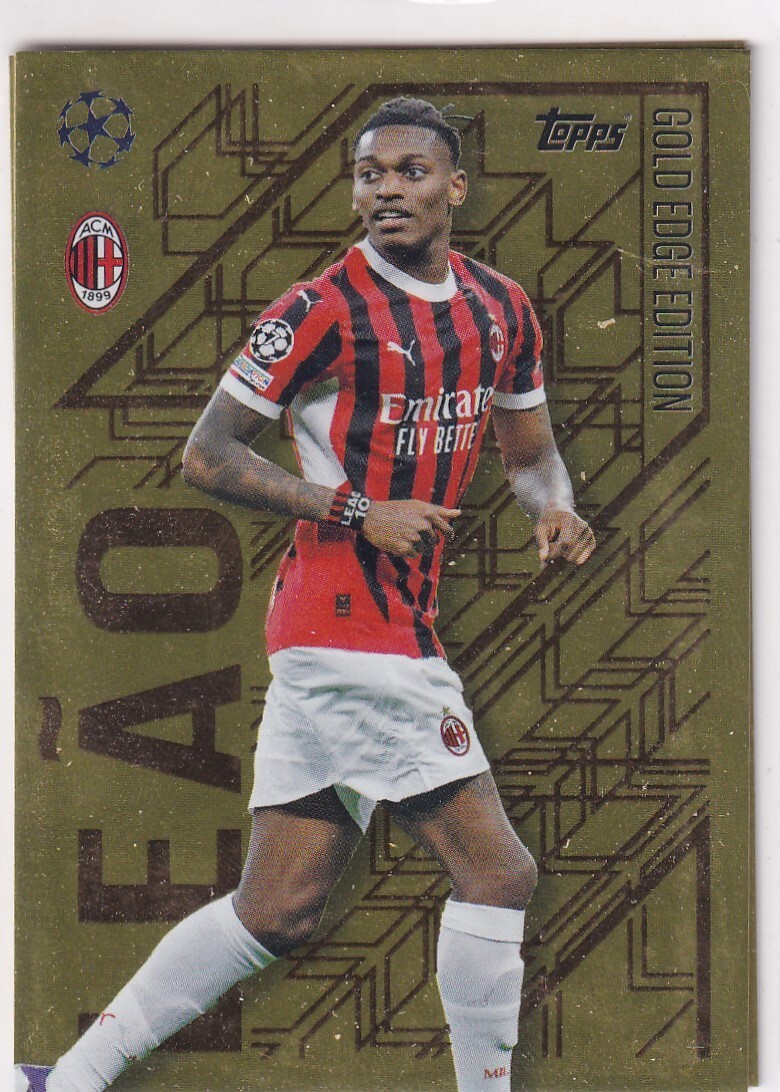 Topps Match Attax CL 24/25 No. GE 9 Rafael Leao Gold Edge Edition