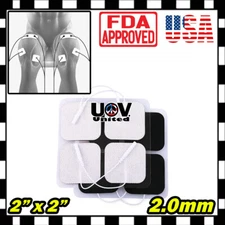 50x Bulk Replacement TENS Electrode Pads EMS For Intensity Twin Stim III Unit UU