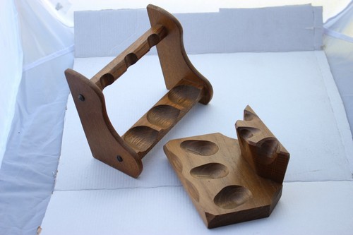 2 SOPORTES PARA PIPAS para 3 pipas cada uno, Buen Estado - Imagen 2 de 5