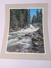 Tye River By Ray Atkeson 14X11 Standard Oil Company Chevron Trail 1950s 