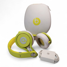 Beats Mixr Wired On-Ear Headphones Neon/Yellow   Case  Cable