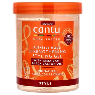 Shea Butter, Flexible Hold Strengthening Styling Gel, 18.5 oz (524 g)