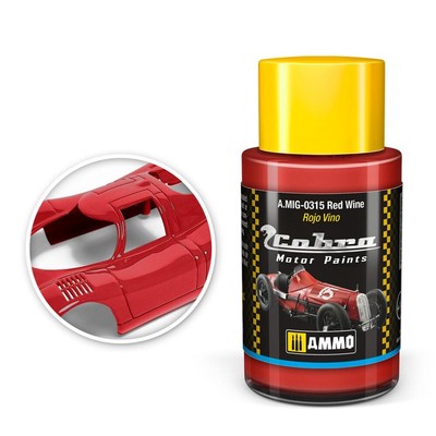 Cobra Motor Farbe Bordeaux (Red Wine) - 30ml - Ammo-Mig-0315