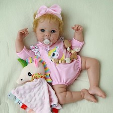 Reborn Baby Dolls Silicone Full Body 20 Inch Waterproof Realistic Newborn Baby..