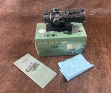 Burris AR-132 4 MOA Red or Green Dot Tactical Gun Sight & Box 1x 32mm #300209