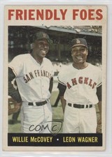 1964 Topps Friendly Foes ( ) Willie McCovey Leon Wagner #41 HOF 0a5t