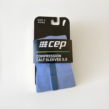 CEP Compression Calf Sleeves 3.0 Women  s Size II  Sky/Grey  Blue