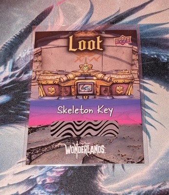 2025 Upper Deck Tiny Tina's Wonderlands Skeleton Key Loot Card Near Mint