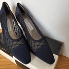 Valerie Stevens women’s  high heels navy blue size 9 1/2 B  — photo 3