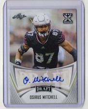 2021 Leaf Draft #BA-OM1 Osirus Mitchell Autographs