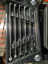 Matco Tools SRBZXL62T 6-Piece Zero Degree Offset Metric Double Box Wrench Set