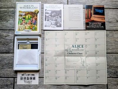 ALICE IN WONDERLAND - Commodore 64 C64/128 - Complete & Fully Tested - Very Nice