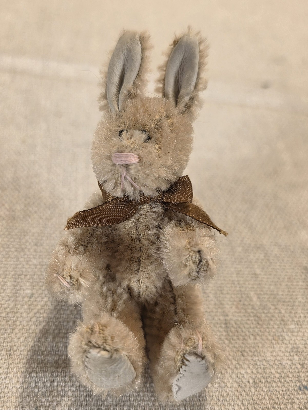 Boyds Mohair Bunny Rabbit Plush Toy Vintage 4 Inch