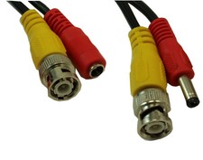 100ft BNC Siamese with Power RG59/Coax Security Camera Cable Male to Male