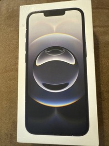 BRAND NEW Pommes iPhone 16E 128GB Black AT&T, Traight Talk Et sans fil total