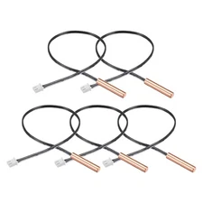 5pcs NTC Thermistor Probe 5K 1.3ft Waterproof Copper Temp Sensor Probe