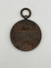 Sachsen Friedrich August Medaille Bronze 1905-1918 KM Muldenhütten VF