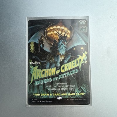 Archon of Cruelty (Showcase) Commander: Duskmourn: House of Horror Foil