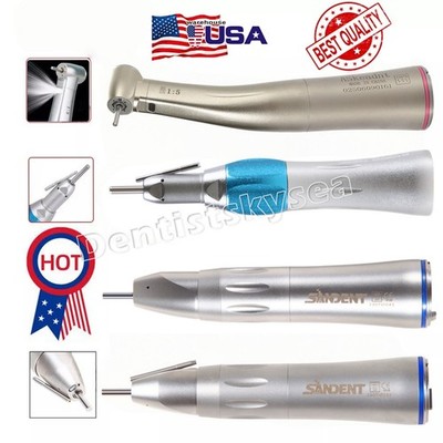 Dental 1:5 Fiber Optic LED Contra Angle /Surgical Straight Handpiece