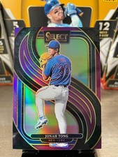 2025 Panini Select Baseball Prizm Jonah Tong #178 Purple Premier Level 67/75