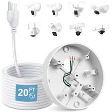 Plug-in Mount for Ring Floodlight Cam Wired Plus/Pro, Ring Smart Lighting Flo...