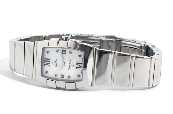 OMEGA Constellation Quadrella Mini 1584.79 Quartz White Dial Women's Watch - Image 3 of 4