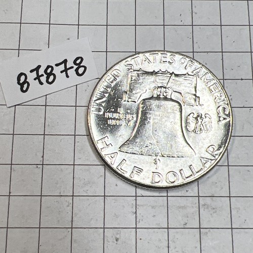Medio dólar Benjamin Franklin 1963. Gran forma. - Imagen 6 de 7