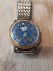 Vintage Timex Snoopy Wrist Watch Denim Dial