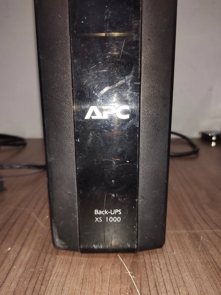 APC Back-UPS XS 1000 Battery Backup UPS 1000VA Power Supply Black - Fair - Image 2 of 4