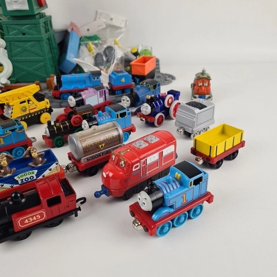 🚨 Lote Thomas And Friends Take & Play Diecast Sodor Sodor Wharf Cranky & More D4 Foto 2 de 4