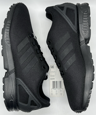 adidas Originals ZX Flux J Core Black 2019 S82695 Size 4.5 NIB