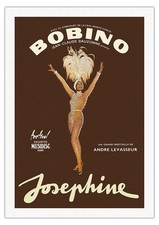 Josephine Baker - Bobino Music Hall - Vintage France Theater Poster 1975