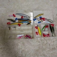 Fishing Lures Lot of 16 with Accessories Tackle Case - Used