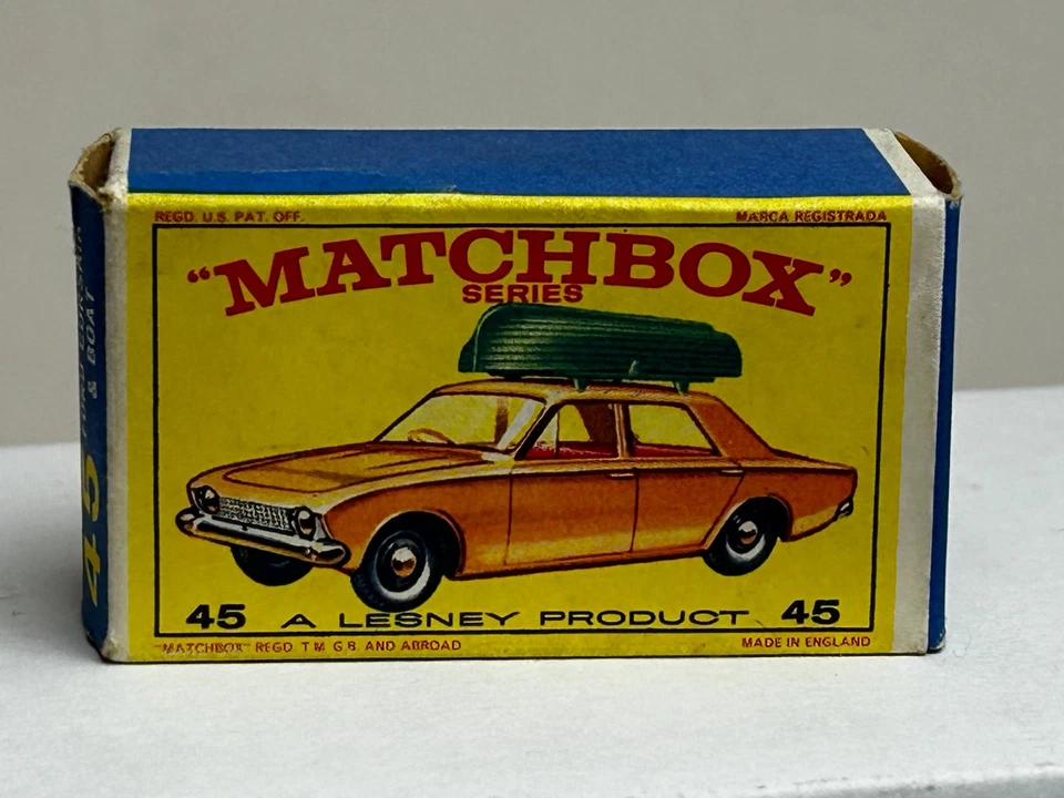Matchbox No. Ford Corsair 45 con barco original, caja original Foto 3 de 4
