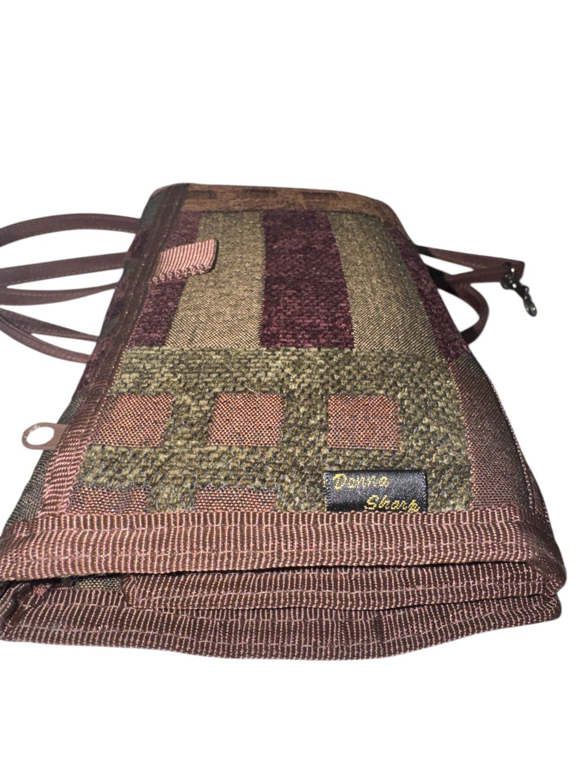 Donna Sharp Patchwork Cloth cross body organizer … - image 4