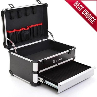 Hard Case Tool Organizer Storage Toolbox with Drawers Portable Carrying Case US