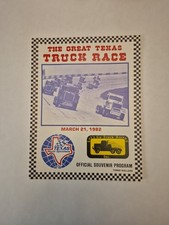 Vintage Truck Racing Program March 1992 Texas...